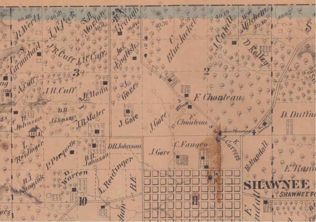 Shawnee Township 1874 Atlas