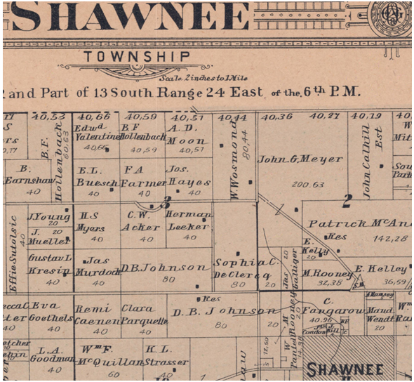 Shawnee Township 1902 Atlas